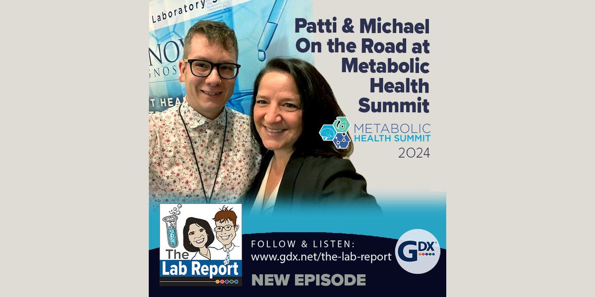 NEW PODCAST EPISODE!
Patti &amp; Michael On The Road at Metabolic Health Summit

Listen where you get pods, or visit gdx.net/the-lab-report

#PodcastAndChill #metabolichealthsummit #health #genovadiagnostics