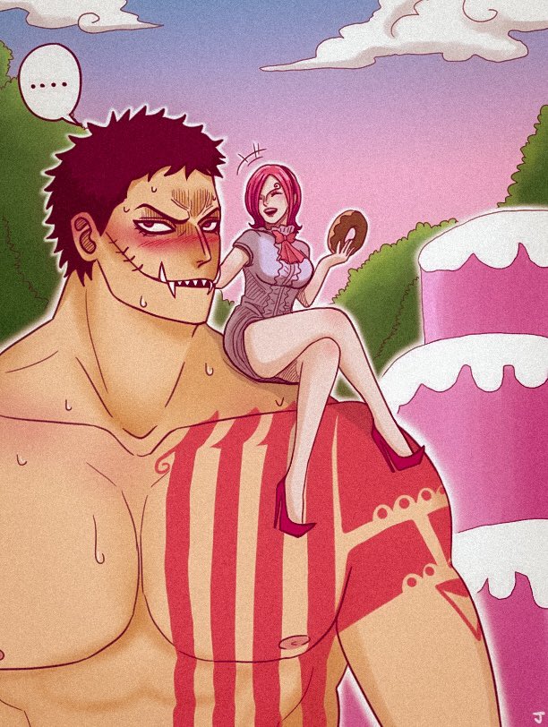 SIRDONQUIXOTE29's tweet photo. Katakuri x Reiju 
#onepiece https://t.co/4IfITzol1E