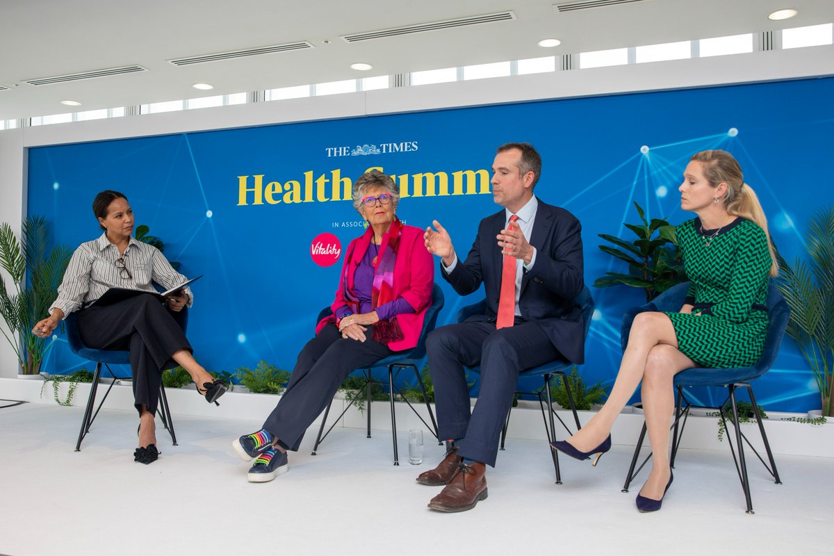 How can we transition from being one of the sickest societies, to one of the healthiest? In this panel, @PrueLeith, @DoctorChrisVT and Dr Katie Tyron discuss what needs to change to move to a culture of prevention rather than cure. #TimesHealthSummit