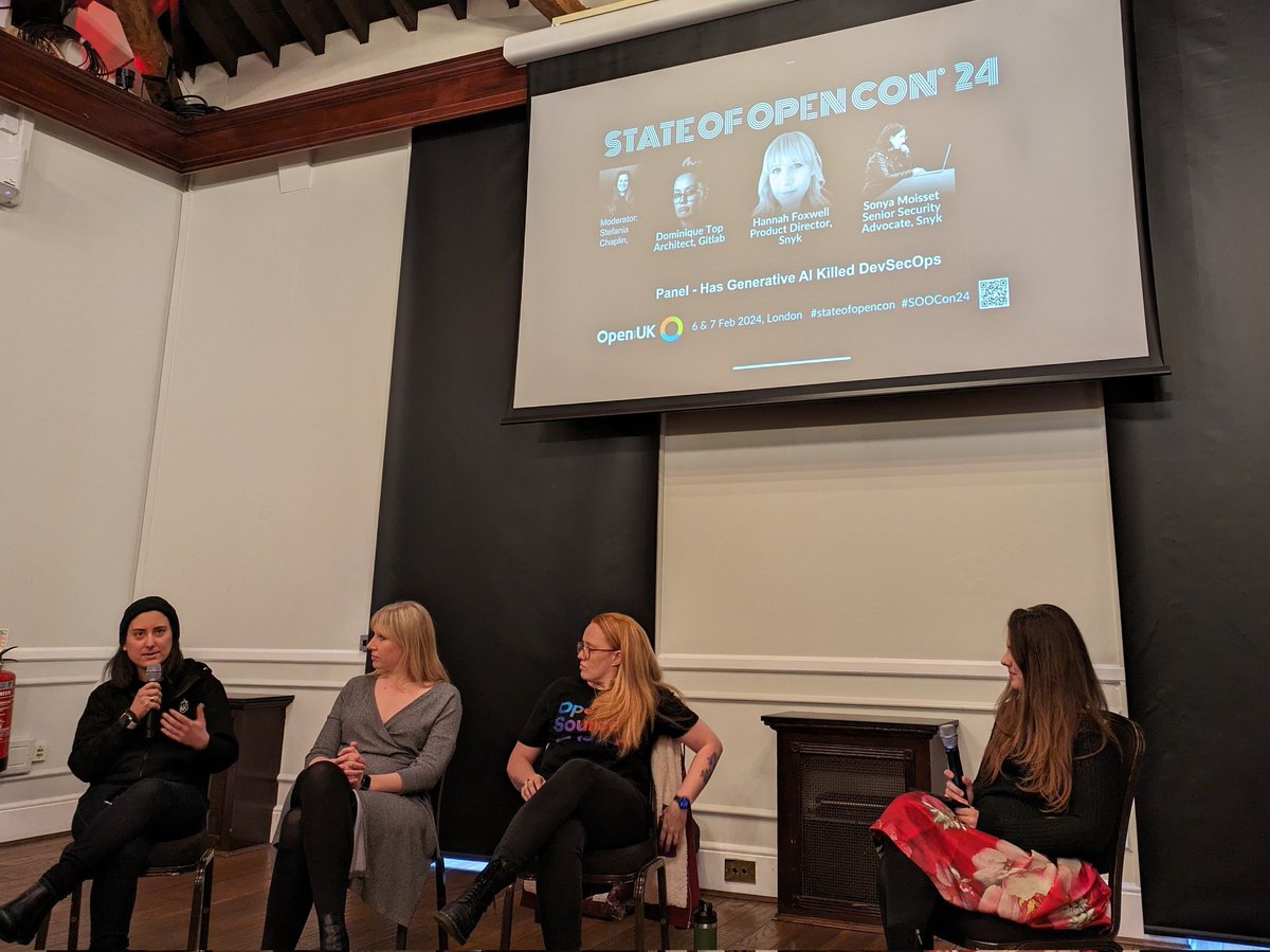 I'm having a great time hosting the #SOOCon24 #stateofopencon Security Track!