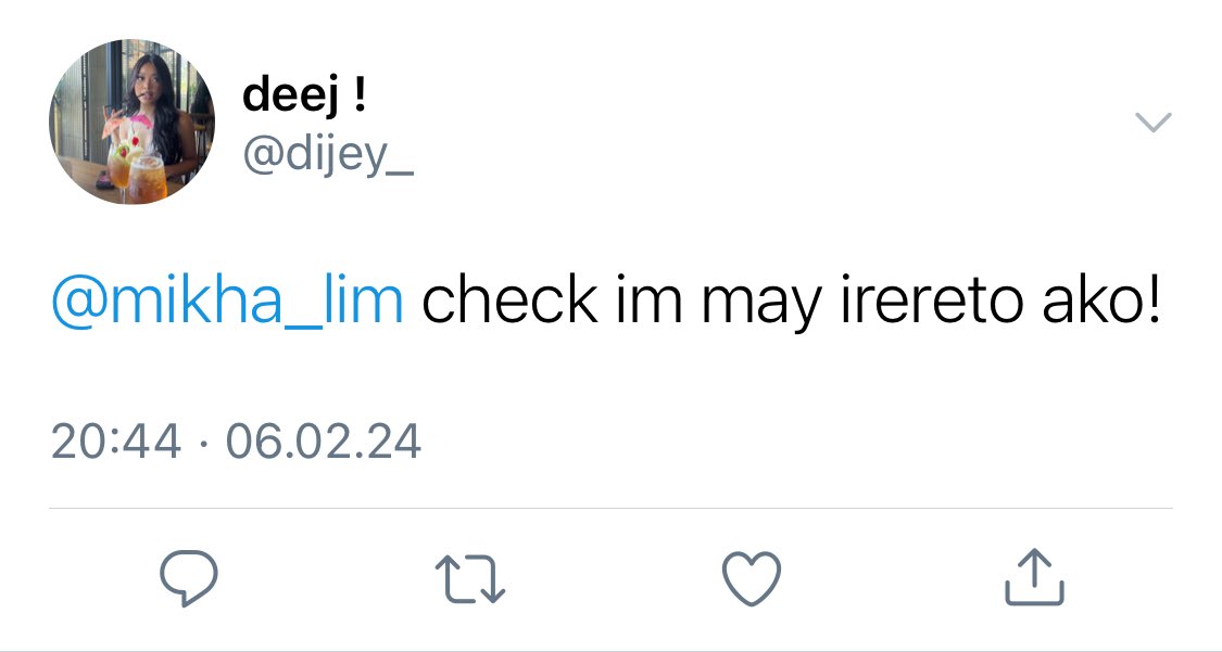 wintymin's tweet image. take a chance with me 
a #mikhdeej au

- wherein Mikha wants to stop dating random girls pero reto pa rin nang reto si Deej