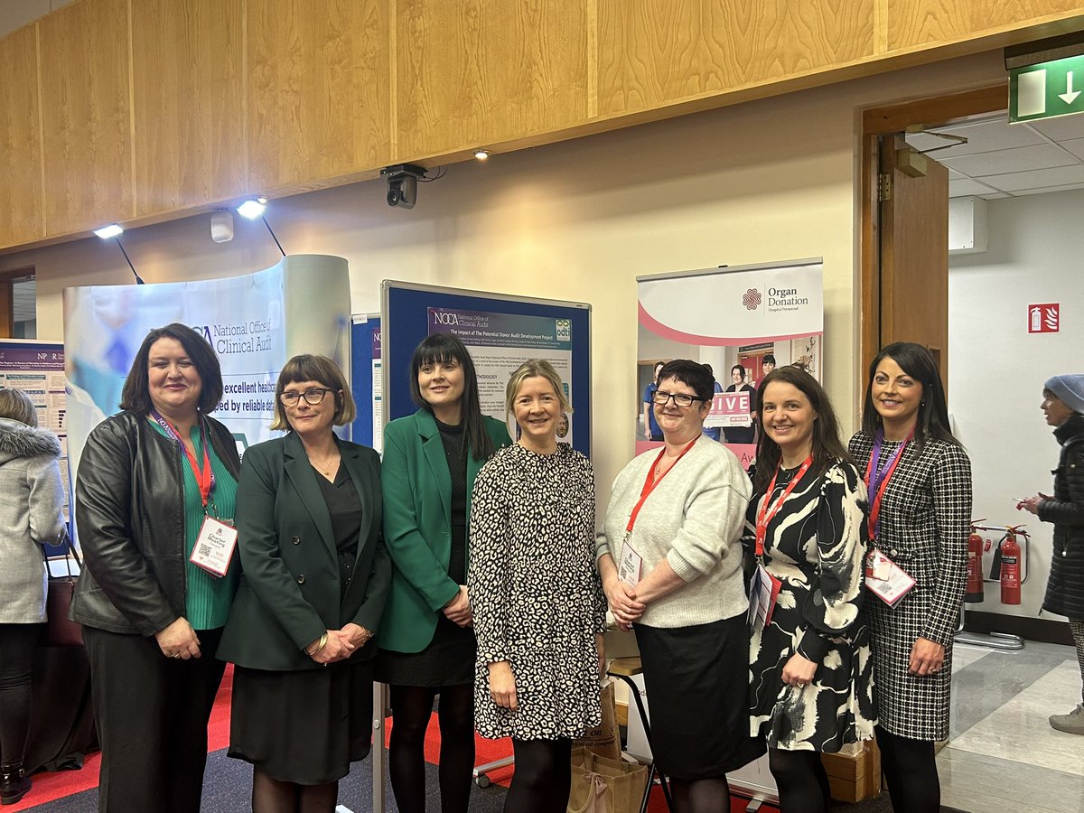 Delighted to be attending the NOCA Annual Conference 2024. Great to meet our NOCA Colleagues in person instead of online at our weekly Potential Donor Audit (PDA) working group meetings #NOCA24 @noca_irl @MariaBKehoe @imloeches @Rynagh2 @khealy1410 @GillianShanag @OrlaCradock