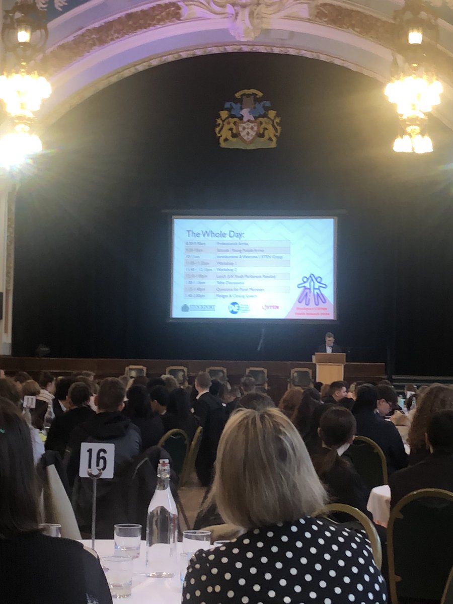 Leader of <a href="/StockportMBC/">Stockport Council</a> councillor Mark Hunter opens the day’s events with a focus on positive participation of young people in #Stockport #OneStockport #FutureReady