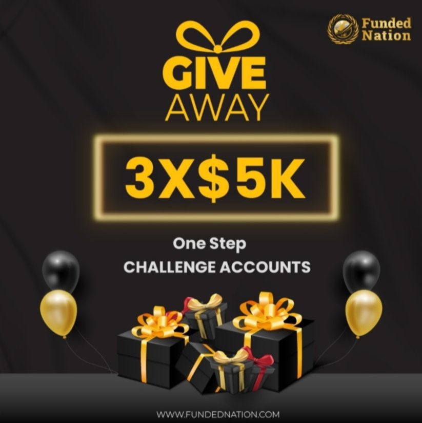 em_ess001's tweet photo. 3x 5k Challenge Accounts 🎉🍾

Must follow Rules :- 👇👇

1- Like &amp; Repost 

2-Follow:
@FundedNation @DirFundednation  @Abubakar_Tradr @em_ess001 

3- Join Discord: https://t.co/DGlI4w6QGJ ( send Screenshot)

3- Tag: 3 friends https://t.co/QdCl857YmN