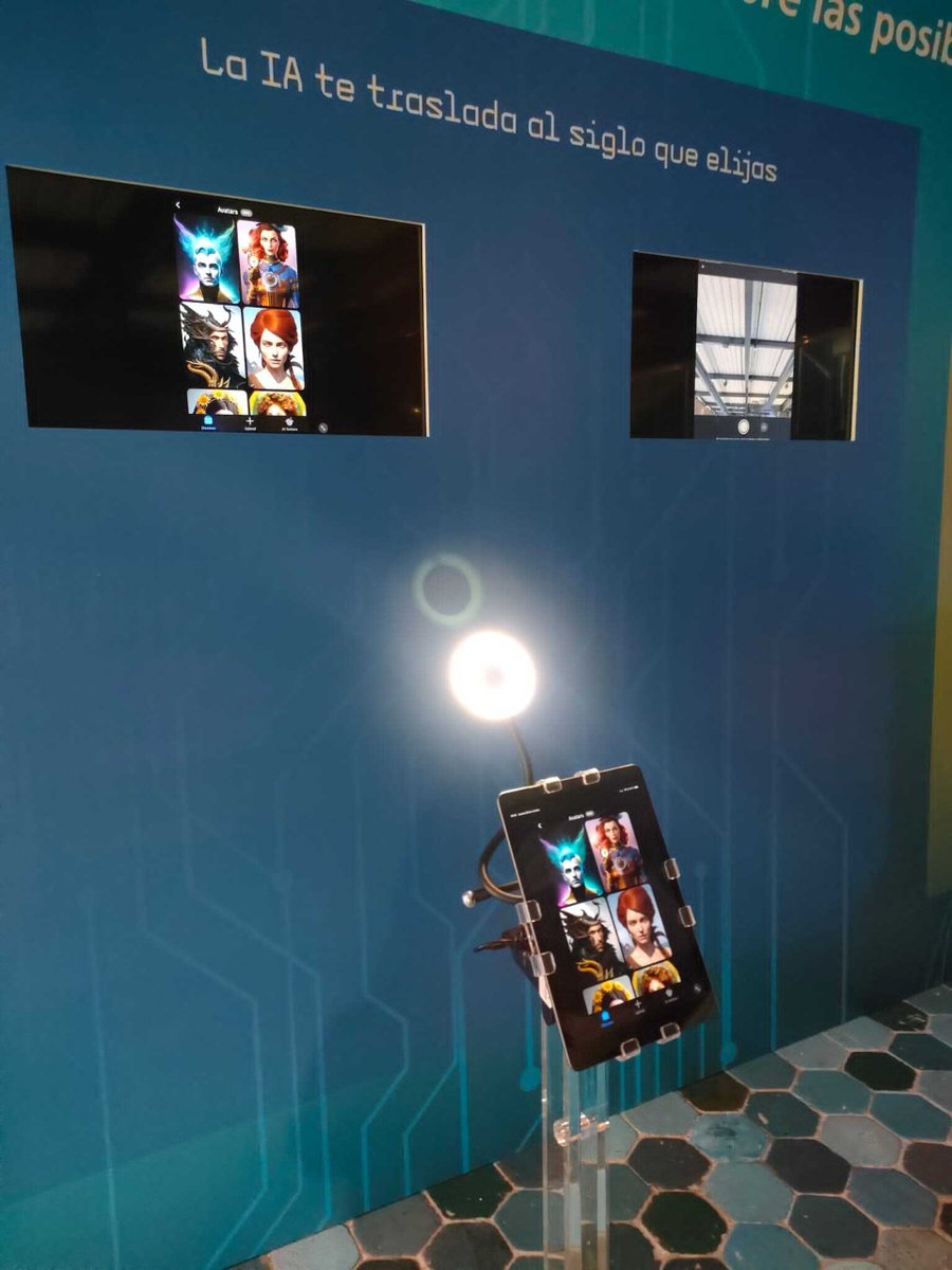 padcelona's tweet photo. ¿Activaciones para eventos con inteligencia artificial? ¡Sí, y a los asistentes les encanta!

Trabajamos codo a codo con nuestros amigos de @templeton en el diseño y puesta en marcha de un corner tecnológico con 4 activaciones que demostraban el potencial de la IA. https://t.co/DCu9GL0Gka