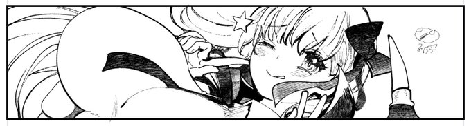 1コマ登場する水着BBちゃん 