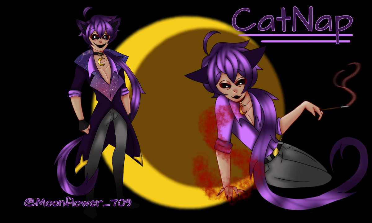 Moonflower_709's tweet photo. My rendition of CatNap from PoppyPlaytime Chapter 3. 😺🌕
.
.
.
.
.
.
#PoppyPlaytimefanart
#PoppyPlaytimeCatnap #catnap #originalart #Poppyplaytimechapter3 #POPPYPLAYTIME #SmilingCrittersFanart https://t.co/C5yYHnDPEN
