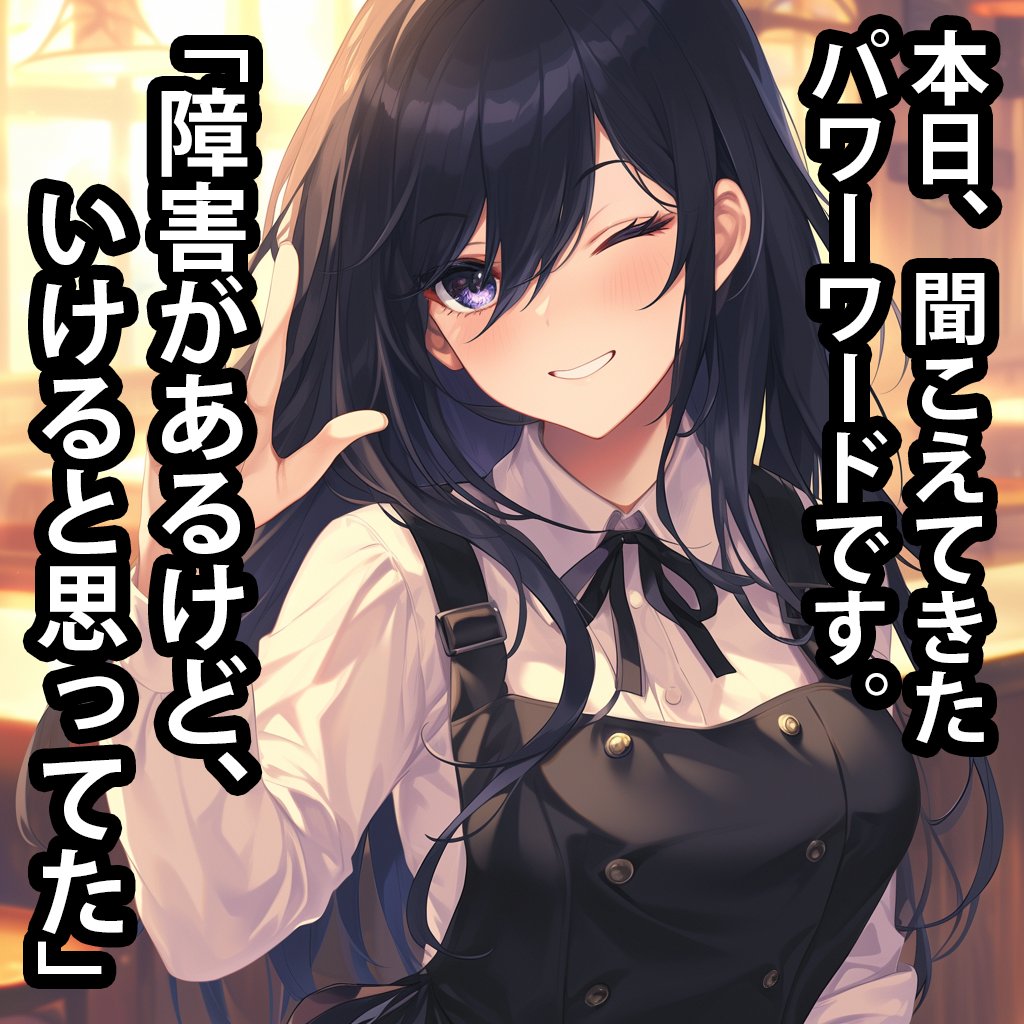 fumokmm's tweet photo. #パワーワードガール
「障害があるけど、いけると思ってた」 https://t.co/YUHTq0iJm9