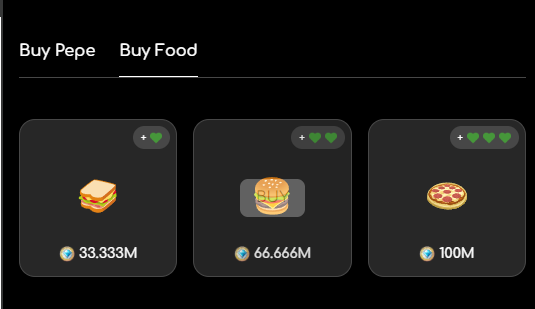 holdvip's tweet photo. Nourishing Your Pepe
Ensure your Pepe productivity by purchasing food from the store or earning it through simple Twitter tasks. Engage in activities like liking, sharing, commenting, and retweeting to keep your Pepe well-fed and active.
#XHOLD #hold #holdvip $hold #rich https://t.co/Kn0C5jHB1a