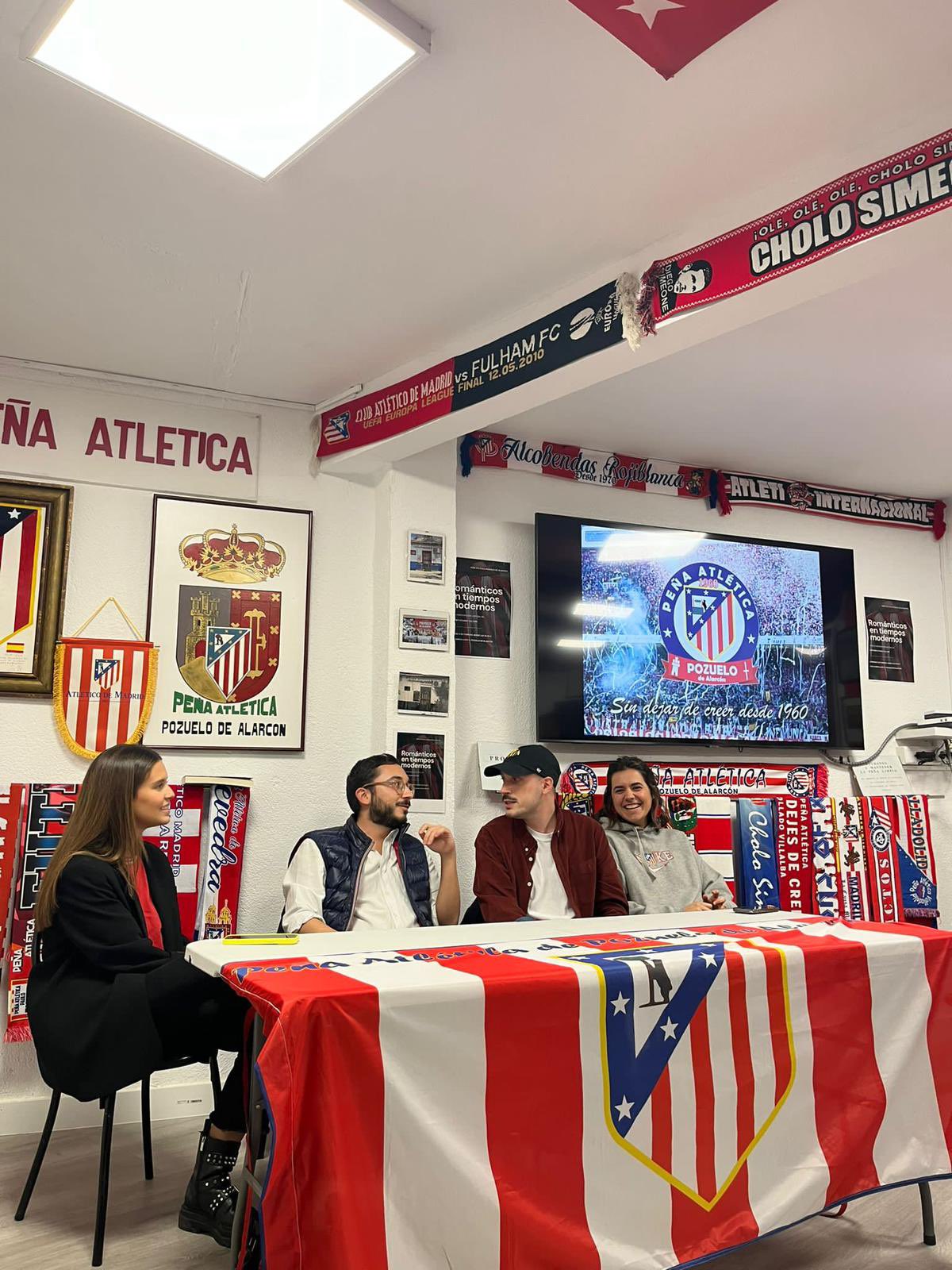 Atlético de Madrid bandera grande Aúpa Atleti