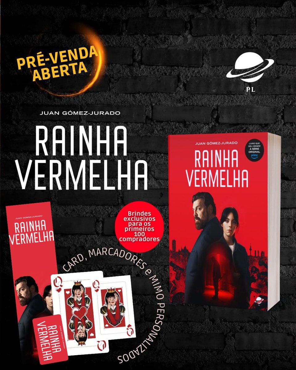 Editora_PL's tweet image. RAINHA VERMELHA, o best-seller de Juan Gómez-Jurado já está disponível em pré-venda!

Corra e aproveite o valor promocional de lançamento no site da editora!
Além disso, os 100 primeiros vão garantir mimos maravilhosos do livro, então não perca a chance. 

 #RainhaVermelha