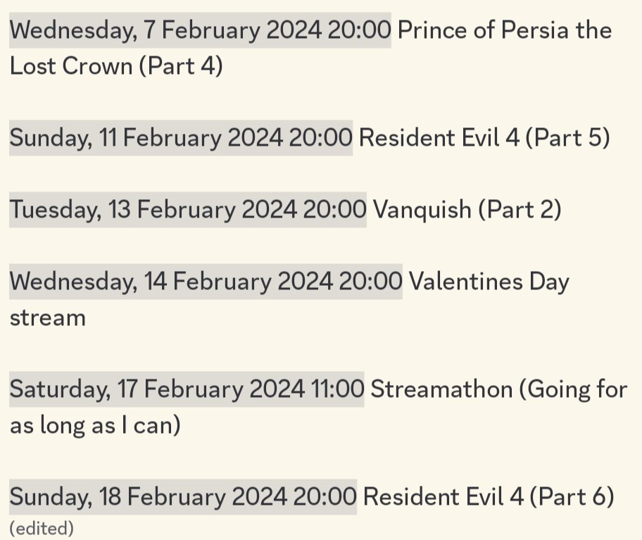 Stream schedule for the next two weeks.
twitch.tv/not_so_tiny
#Twitch #Streamer #VideoGames