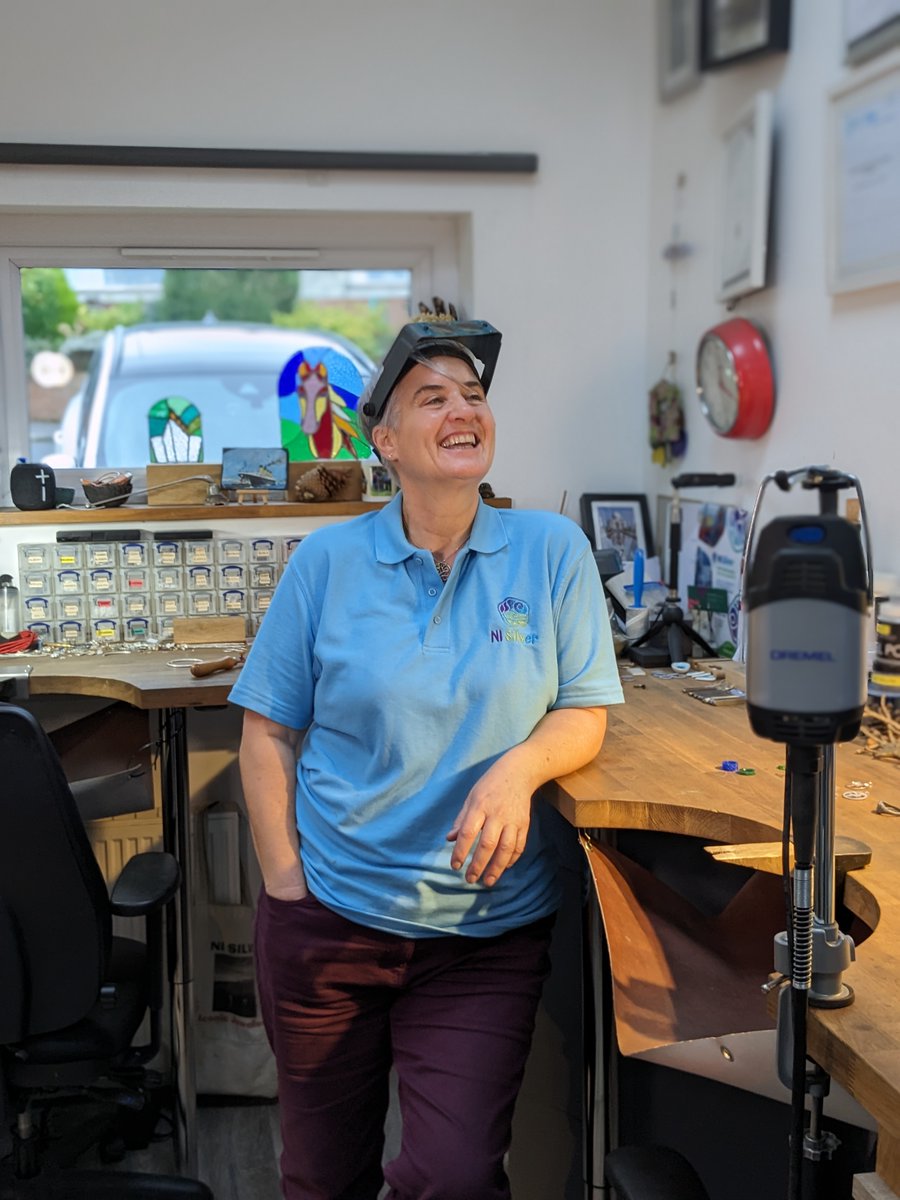 Behind the scenes from yesterday📽️

<a href="/NISilver_COM/">NI Silver</a> use traditional &amp; modern techniques to create bespoke pieces. They were supported by <a href="/bfastmet/">Belfast Met</a> #Connected &amp; #InnovateUs programmes in CAD and 3D printing, allowing them to streamline production processes⏩

Funded by @economy_ni