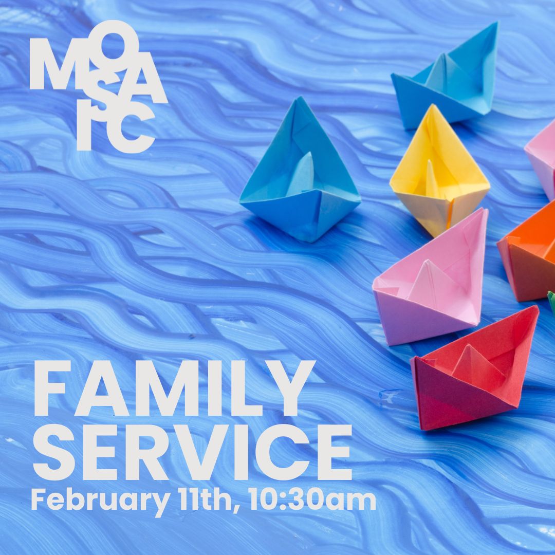 ChurchMosaic's tweet photo. Join us this Sunday as we gather as a whole church family considering the story of Jesus calming the storm, and learning together that Jesus has the power to help us persevere through difficult times, and can stop our storms too! 

Everyone welcome at QMC hall from 10:30am. https://t.co/r9XtTOgHkx