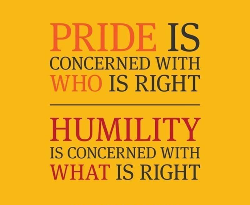 SoberGroup's tweet photo. Pride and humility: two sides of the human experience, each with its own focus. Let's remind ourselves that being right isn't as important as doing right. 🧡
 #Humility #Integrity #DoWhatIsRight #PrideVsHumility #PersonalGrowth https://t.co/8Clm5BgUq8