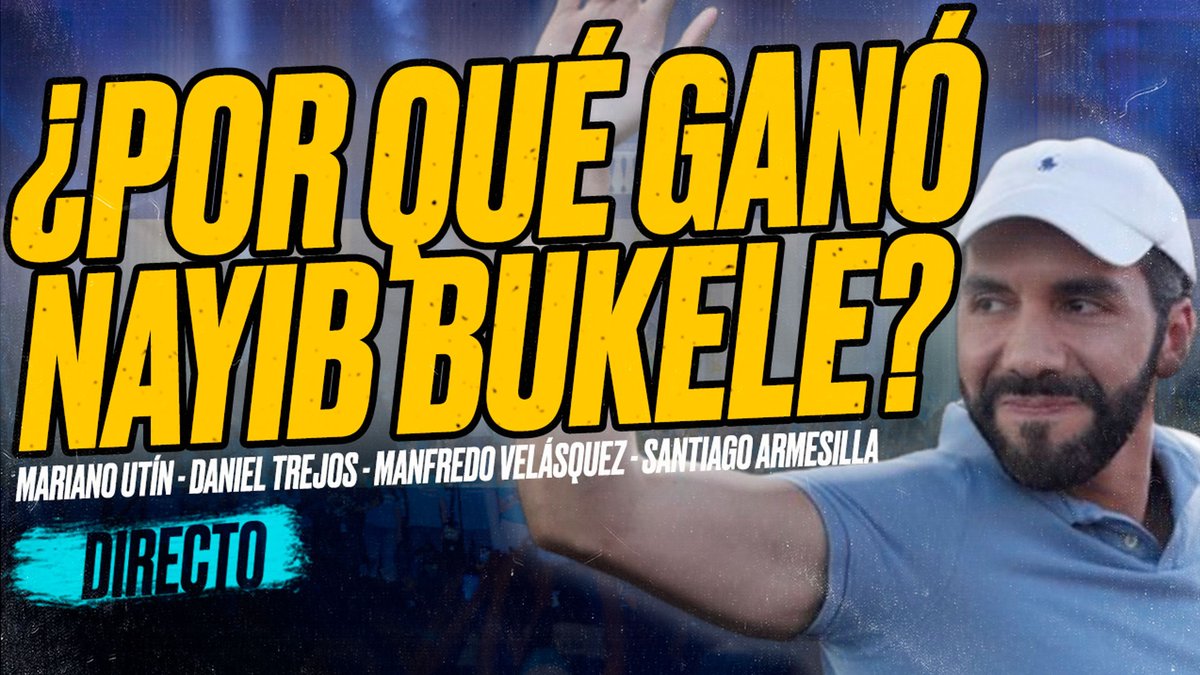armesillaconde's tweet photo. ¿Por qué arrasa @nayibbukele?

Análisis con @MarianoUtin🇦🇷 @TrejosDuran_🇨🇷 Manfredo Velászques🇸🇻 y @armesillaconde🇪🇸 
@VanguardiaMT @broc_cr @VanguardiaEspa

Estreno #Miércoles 7/2/2024
20:00 🇪🇸; 16:00 🇦🇷; 16:00 🇨🇱; 15:00 🇻🇪; 14:00 🇨🇴; 13:00 🇲🇽🇨🇷🇸🇻
Les esperamos 💪💥

#política #actualidad #bukele #elsalvador

Enlace: https://t.co/hh00sfIP4N