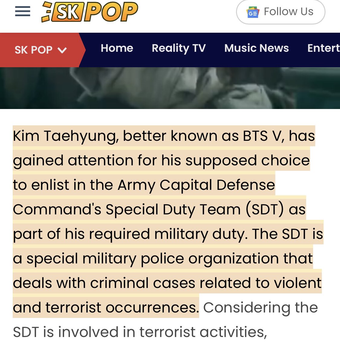 lola_ll0253's tweet photo. Special forces is a long military career illiterate NOT FOR 18 MONTH MILITARY SERVICE 
#Taehyung was in the POLICE STD (Special Duty team) “special military POLICE”

I bet #Tekook shippers investigated this, BUT THEY KEEP SPREADING THAT LIE because it fits their DELULU world https://t.co/qzmD9dJTdH