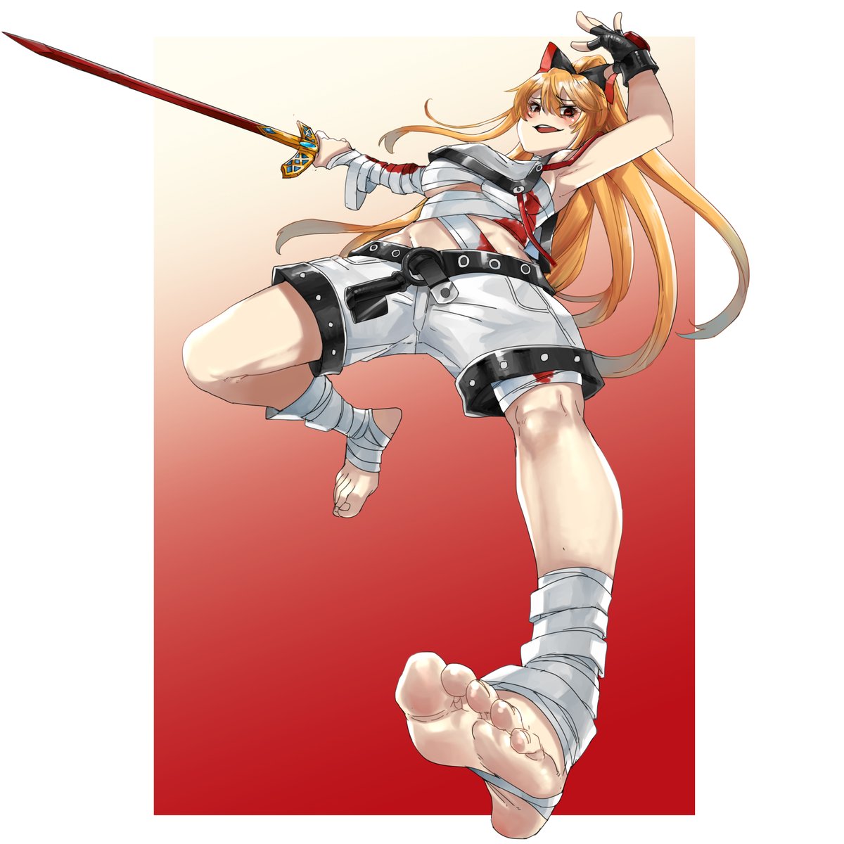 「ヴィーラA.B.Aコス#一日一裸足絵#GBVSR_VI 」|Eijiのイラスト