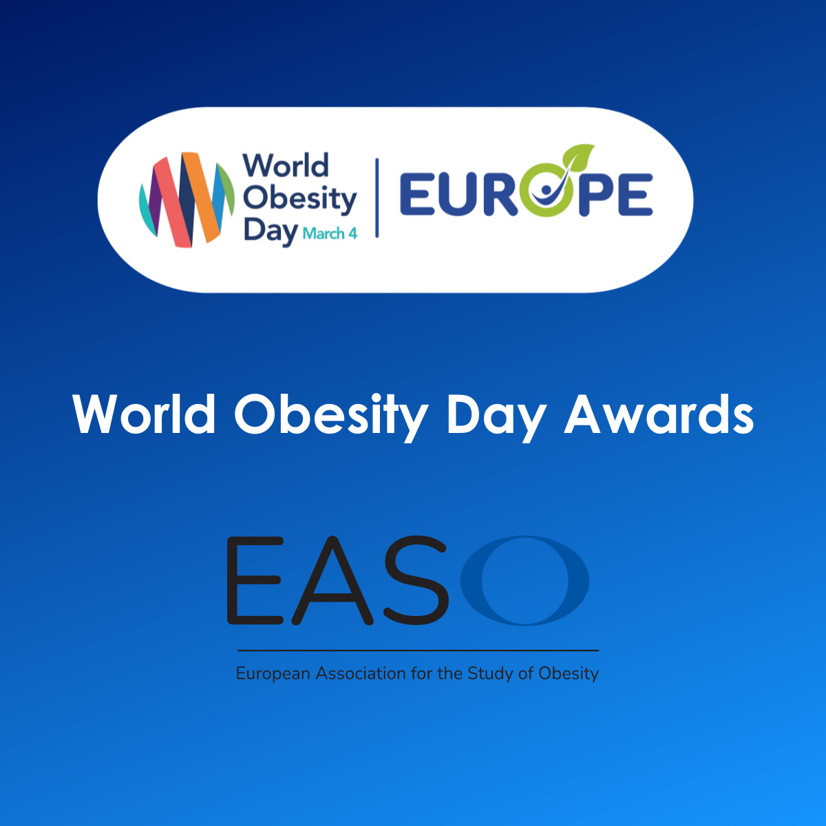 Looking forward to #WODEurope on 4th March 2024!

<a href="/EASOobesity/">EASO</a> and <a href="/ECPObesity/">ECPO</a> support World Obesity Day 2024. 

Learn more, follow and support <a href="/ObesityDayEU/">Obesity Day Europe</a> 

woday.eu/grants-and-awa…

#obesity
<a href="/EASOPresident/">EASO_President</a>