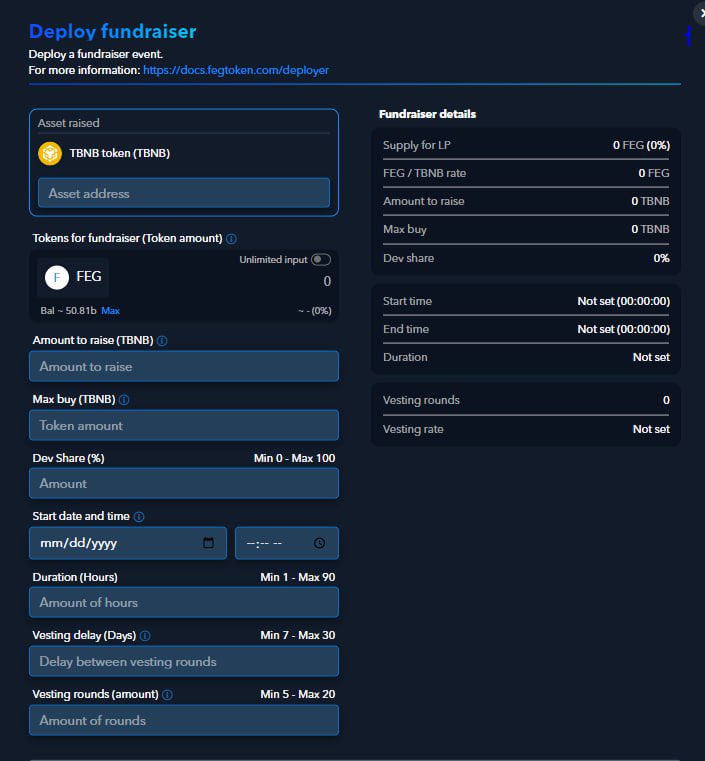 FEGtoken's tweet image. ⚠️ WARNING - THIS TECH COULD SERIOUSLY FUND YOUR PROJECT ⚠️
- @lifeisdefi 

I would like to share with everyone a great new use case we have been working on for SmartDeFi.

We built a fund raising layer on top of SmartDeFi which allows for not only fund raising but also…