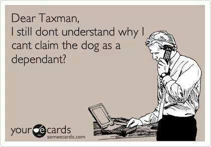 RuffRidersPets's tweet photo. WOOF!  Pets SHOULD be allowed to claimed as a tax deduction!  BOL https://t.co/VNb0mt3u5F