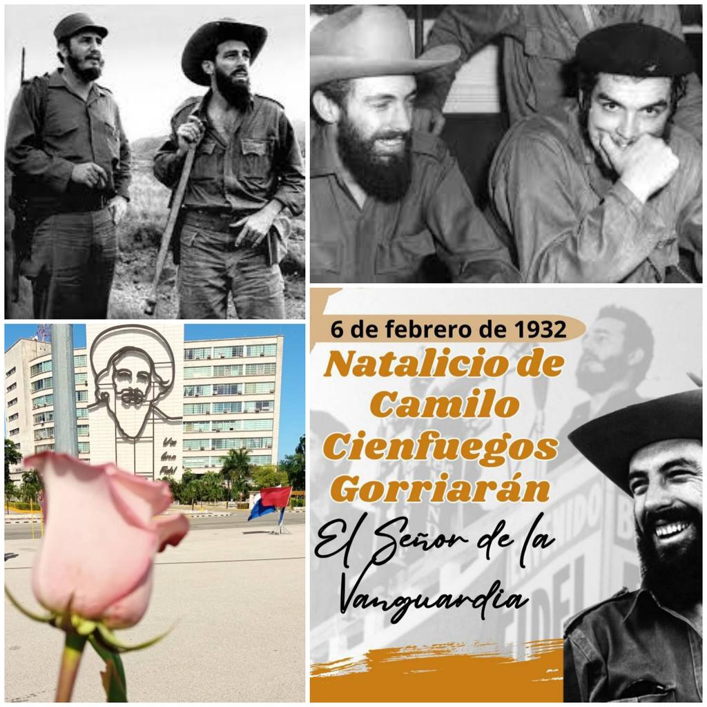 El Che catalogó al Señor de la Vanguardia como: "... el hombre de la confianza de Fidel en los momentos difíciles de la guerra y el luchador abnegado que hizo siempre del sacrificio un instrumento para templar su carácter y forjar el de la tropa" #CamiloVive #CubaViveEnSuHistoria