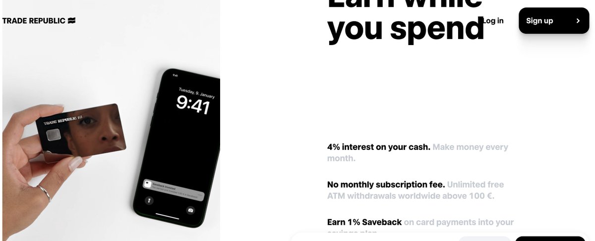 BullishBanterS's tweet photo. Not getting a dime to say so but... genuinely surprised @traderepublic can match the @ecb  rates... Still wondering how they make it. Keep it up! 

This could be the best option to keep some savings...

PS: TR could you speed up card deliveries? 😉

#investing #EuropeanUnion https://t.co/PyzcABPDf6
