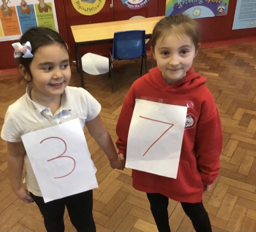 Penclawdd's tweet photo. Number bond fun during @NSPCC Number Day #Pencsealions #Penc12 #PencNUM https://t.co/1r17pRb9sN