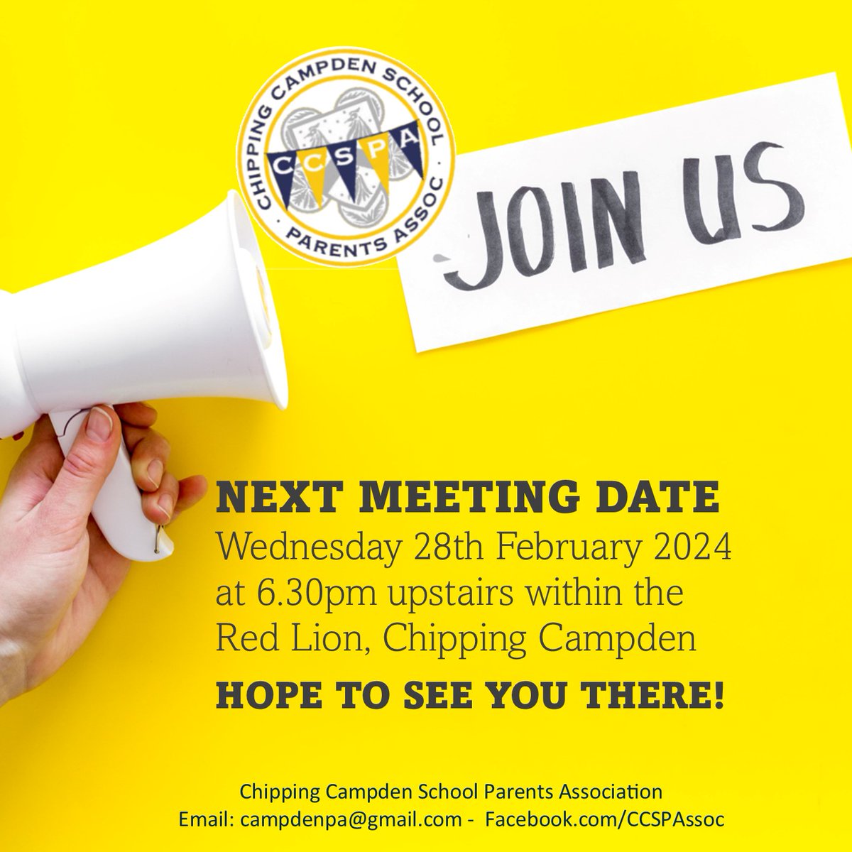 The meeting to review the requests (or bids) for CCSPA funding submitted by teachers, staff and school groups is planned to take place on Wednesday 28th February. We warmly invite anyone with an interest in the school and how CCSPA funds are distributed.