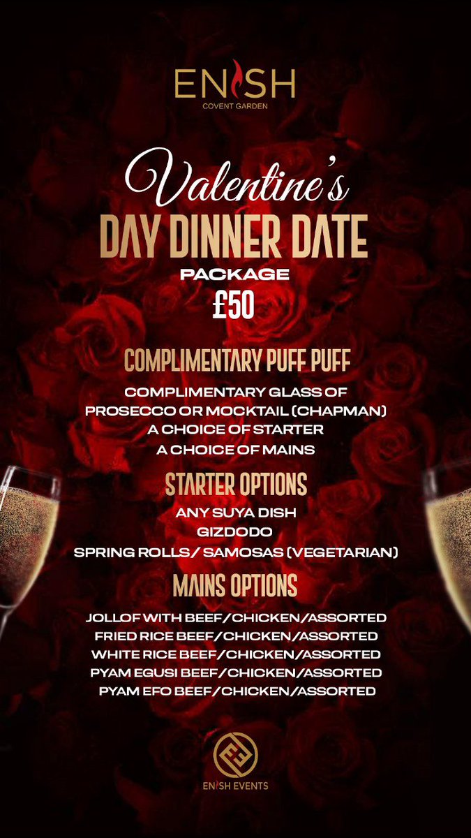 Valentines is found the corner! Come see me sing some classic love songs at Enish Covent Garden shoobs.com/events/91516/l… #enish #valentineday