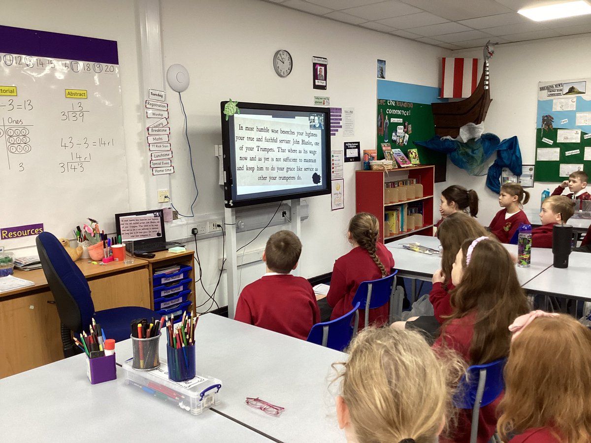 Year 5 really enjoyed learning all about the musician John Blanke today! We looked at lots of primary sources of evidence to unlock clues about this extraordinary man. <a href="/HRP_palaces/">Historic Royal Palaces</a> <a href="/ZoomThruHistory/">ZoomThroughHistory</a>