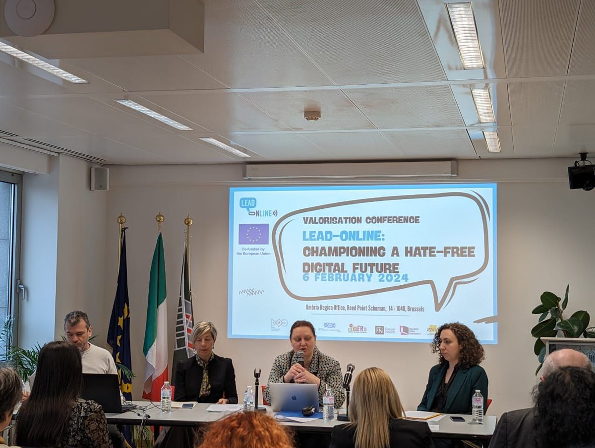 LEADOnlineEU's tweet photo. ✨  Today all partners of the @LEADOnlineEU project gather in Brussels for the final event of the project. This event marks the closing of our 22-month project that has championed a hate-free digital future via an online assessment tool and the virtual Hate Out game. https://t.co/iNjEoslFRf