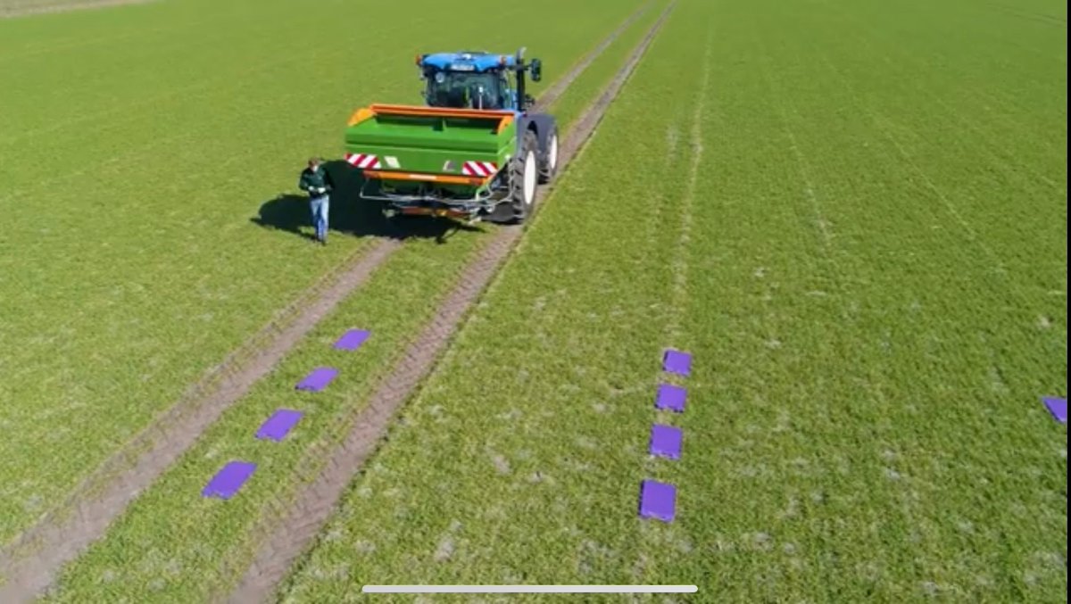 Anybody out there with an Amazone fertiliser spreader using their mats for setting veins? Do they work?!