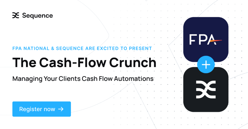 GetSequence's tweet photo. 🎉 Join us for a certified Continuing Education course co-hosted by Sequence and FPA National next week!  

Dive into cash flow management and learn how Sequence helps CFPs to streamline client cash flows with cutting-edge tech insights! 

🚀 Save the date: Feb 14th, 1:45 PM EST