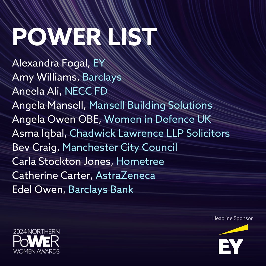 wearepower_net's tweet photo. Game-changer List Announcement: POWER LIST
Congratulations to all of the trailblazers that have been recognised on our Power List 💪

Book your 2024 NPW Awards tickets now: https://t.co/fxnmwAIGGT 💃

Power List Sponsor: STILL AVAILABLE, email nicola@wearepower.net https://t.co/ZlkvR7M9wz