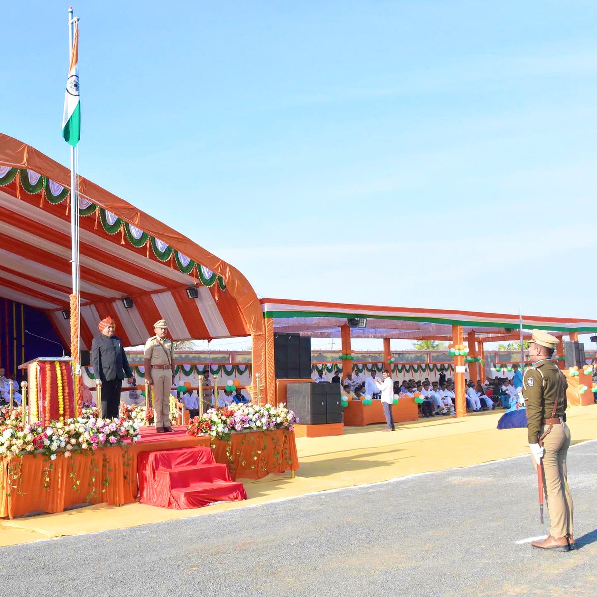 Honoured to command the 75 th Republic Day parade at Gir-Somnath!