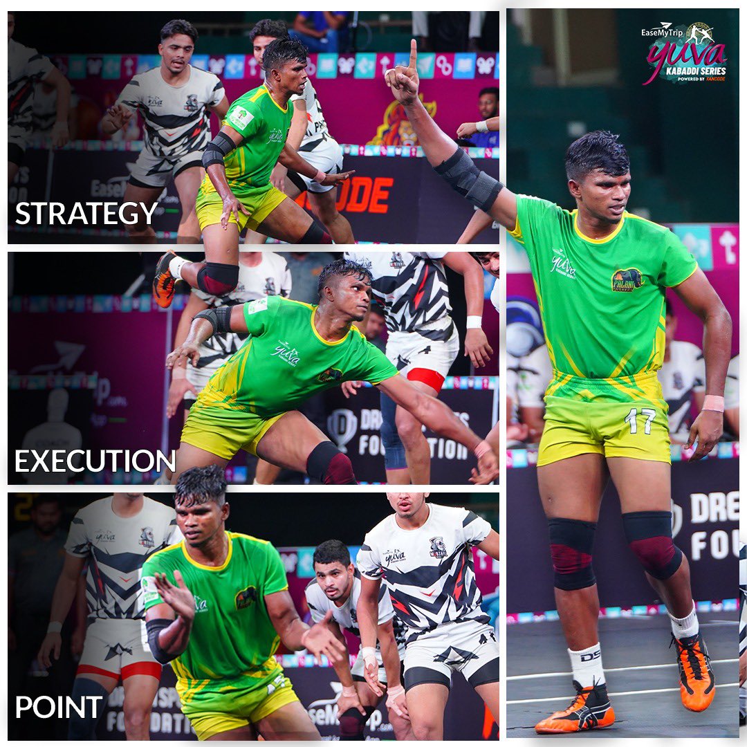 YuvaSeries's tweet photo. AND OUR FIRST FINALISTS ARE ๐ฅ๐ฅ๐ฅ โThe Rampaging Elephantsโ - Palani Tuskers ๐๐
Take a bow, boys! ๐คฉ
.
.
.
#YuvaKabaddiSeries #AageKaRaasta #YuvaKaSaathi #YKS #YKSWinterEdition #Kabaddi #JoshJazbaJunoon #KabaddiLovers #kabaddikabaddi #kabaddileague #kabadditournament https://t.co/LEBAmg4qZI