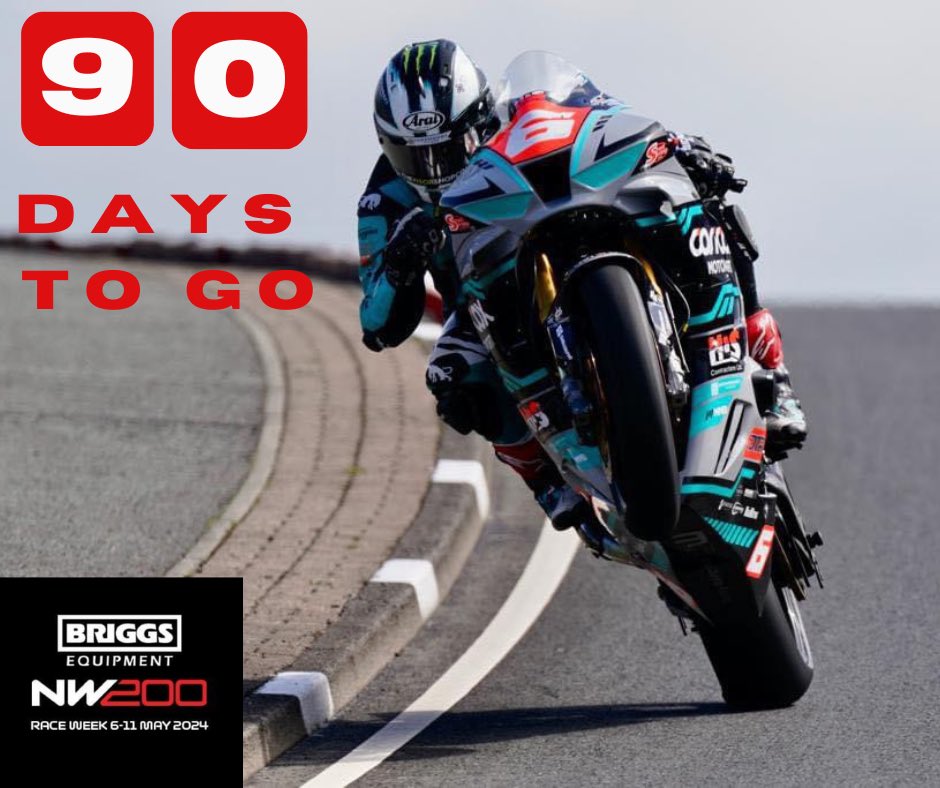 Racing towards race week. 

@briggs_niroi 

#90daystogo
#NW200
#northwest200