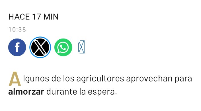 verocasbas's tweet photo. La noticia que necesitaba leer sobre la huelga de agricultores en Murcia, obvio 😂 https://t.co/oglf4Asufj