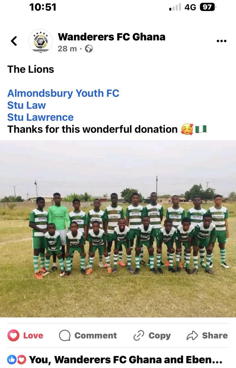 Another well received donation to my friend in Ghana 💚. #football #SupportingEncouragEachOther 
#bristolfootball #almondsbury #northbristol #ghana #helpingotherssucceed #Gloucestershire @BristolLive @TheBSJournal @BS_Matters #footballmatters @Teamgrassroots_ @GR_CoachShare