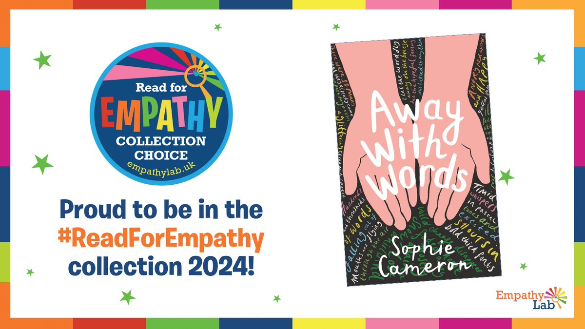 Little Tiger Books (@littletigeruk) on Twitter photo We're so happy that Away with Words by <a href="/sophiecameron/">Sophie Cameron</a> has been chosen by <a href="/EmpathyLabUK/">EmpathyLabUK</a>, for the 2024 #ReadForEmpathy secondary collection. If ever we needed more empathy, it’s now!
➡️ Download the full collections here: empathylab.uk/RFE-2024
#AwayWithWords #EmpathyLabUK We're so happy that Away with Words by <a href="/sophiecameron/">Sophie Cameron</a> has been chosen by <a href="/EmpathyLabUK/">EmpathyLabUK</a>, for the 2024 #ReadForEmpathy secondary collection. If ever we needed more empathy, it’s now!
➡️ Download the full collections here: empathylab.uk/RFE-2024
#AwayWithWords #EmpathyLabUK