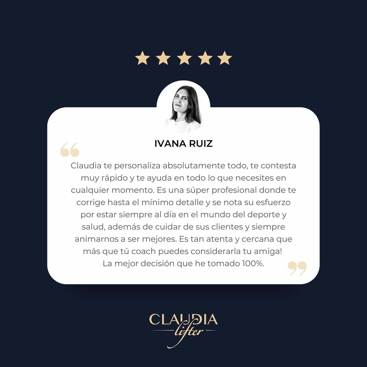 claudialifter's tweet photo. ¡La sensación es mutua Ivana! Por eso cada uno de tus logros lo celebro como si fuese mío 👏🏼👏🏼👏🏼

¡Orgullosa de queda corto!

#constancia #disciplina #coaching #proudcoach https://t.co/ssGk8B2hNU