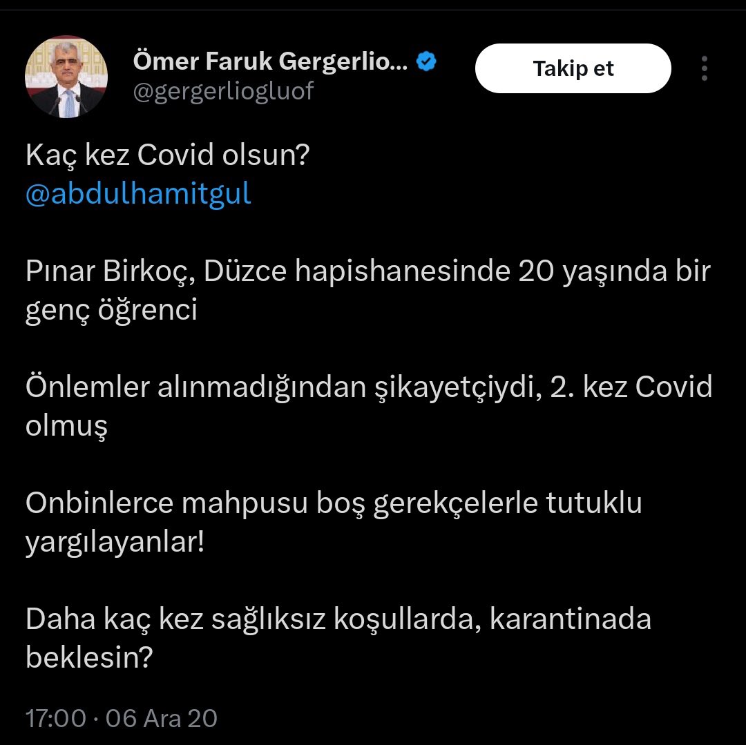 aysenazcimen14's tweet photo. Gündem oluşturmalıyız.DEM Parti Kocaeli milletvekili Ömer Faruk Gergerlioğlu’nun,bugün Çağlayan Adliyesi'ne saldırı düzenleyen DHKP-C'li teröristler için 2020'de attığı tweet.Kendisi ivedi bir şekilde tutuklanarak,dokunulmazlığı düşürülmeli.
ARTIK MECLİSTE TERÖRİST İSTEMİYORUZ. https://t.co/vzDExRGwzC