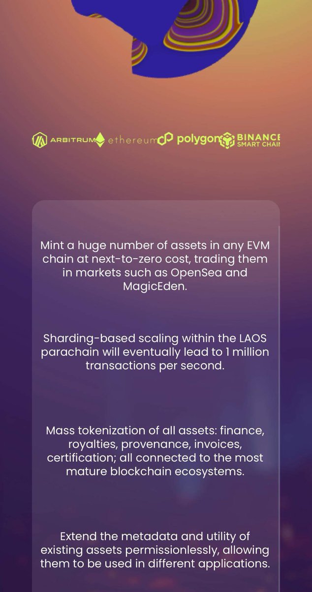 Tired of paying sometimes 70-150$ on gas fees on Ethereum or Polygon while minting NFT?

Bridgeless minting on Ethereum &amp; Polygon with LAO’s Bridgless Minter

No payment in native fees❌
Cheap with LAOS✅

Let’s check <a href="/laosnetwork/">LAOS Network</a> first dApp on K-Laos (Kusama Chain)🧵

⬇️