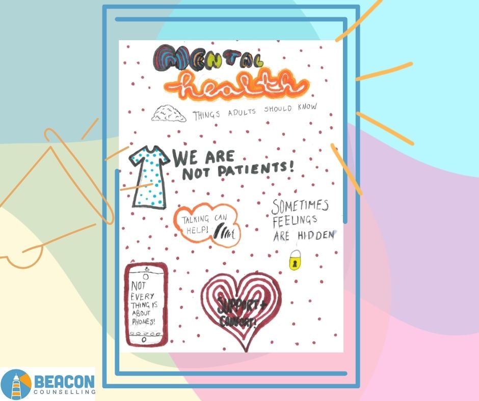 We are not patients! 
Sometimes feelings are hidden. Talking can help.

#ChildrensMentalHealthWeek2024 #YourVoiceMatters #Expressyourself