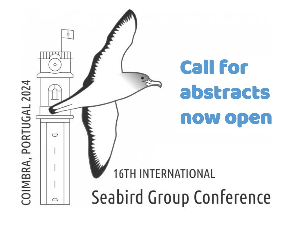 Abstract submission for #CoimbraSeabirds is OPEN🌊 Get your abstracts in before the 15th April for both talks and posters 👀 To submit an abstract: docs.google.com/forms/d/e/1FAI…