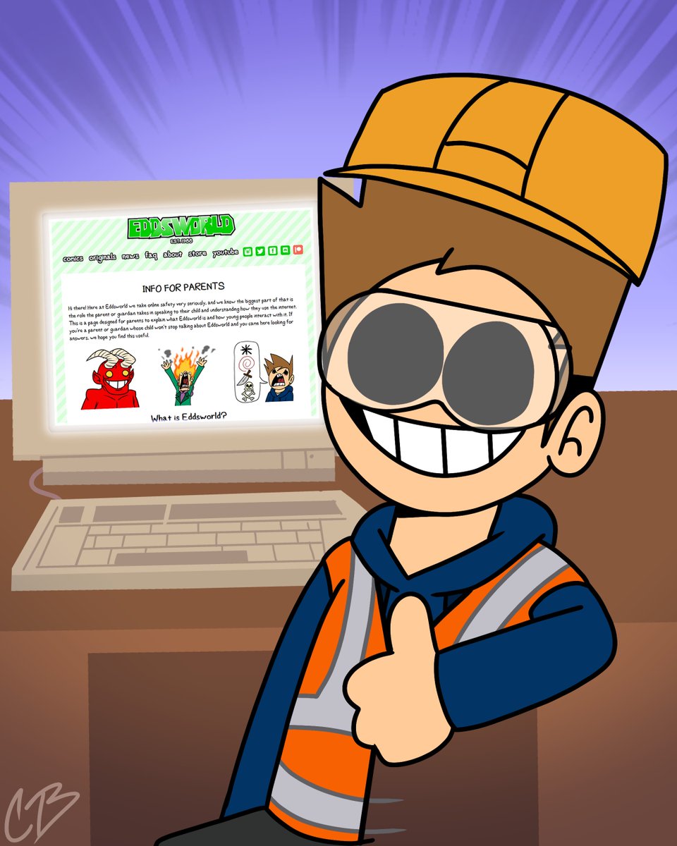 Today is #InternetSafetyDay! It's so important to keep yourself safe when you're online. Even Tom knows it!

🎨: @pielordcollin
