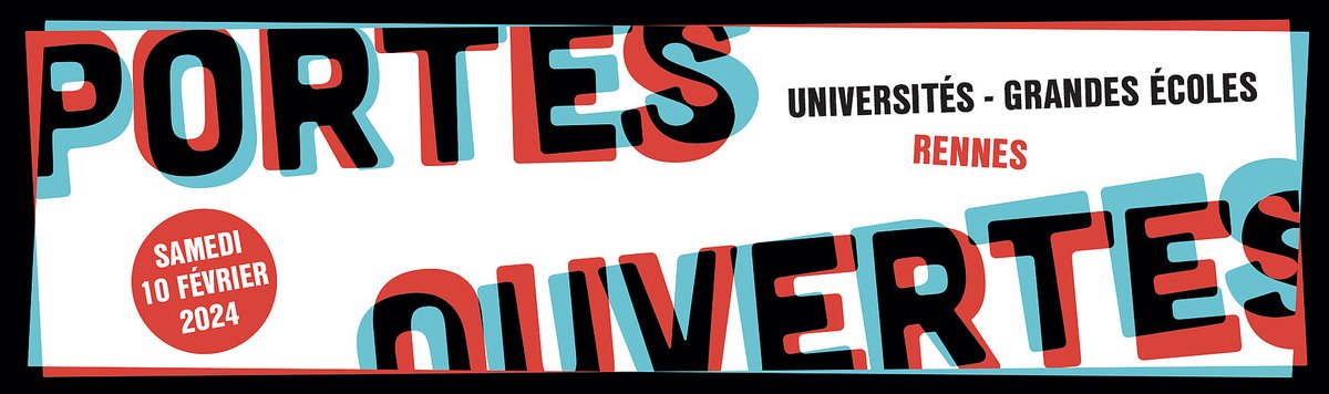 📢Journée Portes Ouvertes @INSA_Rennes Nous vous attendons nombreux pour vous faire découvrir notre Institut et nos formations ! 🗓️ samedi 10 février 2024 ⏰ 9h/17h 📍 Campus de Beaulieu 🧑‍💻Programme complet ➡️ insa-rennes.fr/actualites/det… #portesouvertes #formation #parcourssup