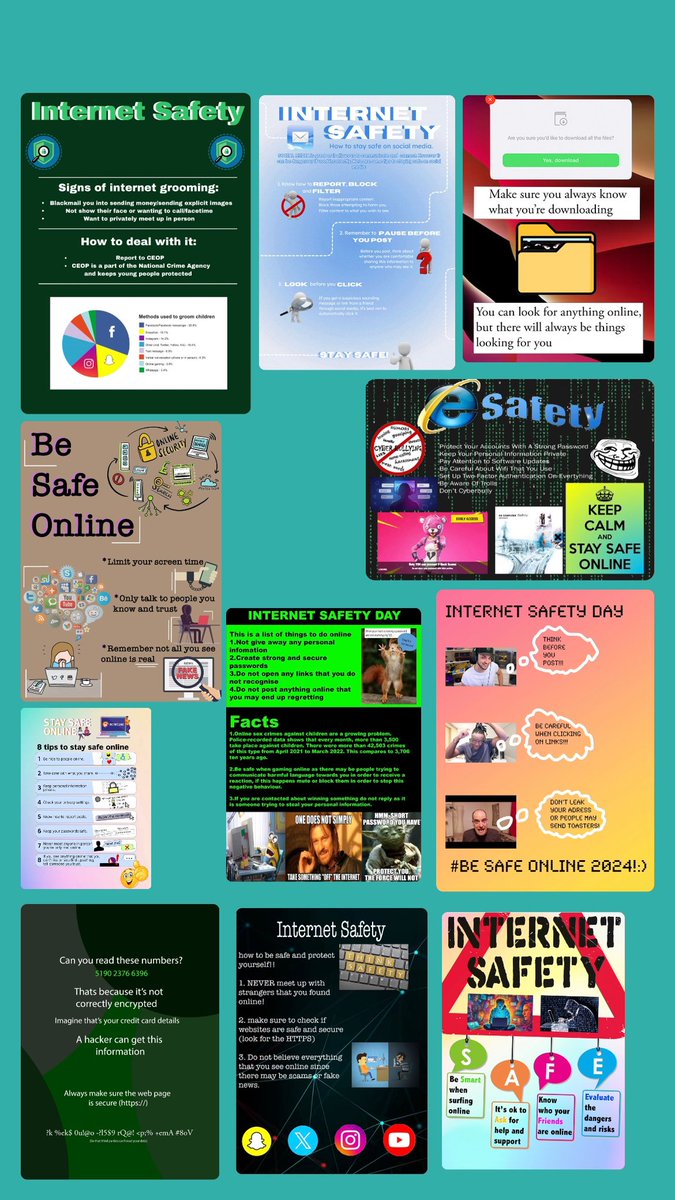 It’s #SaferIntenetDay 🔐💻 Check out these great safer internet posters from A Level students at @westoncollege 🤩 Tag us in work your students have completed on Internet Safety! @UK_SIC @DanAldridgeWSM #edutwitter