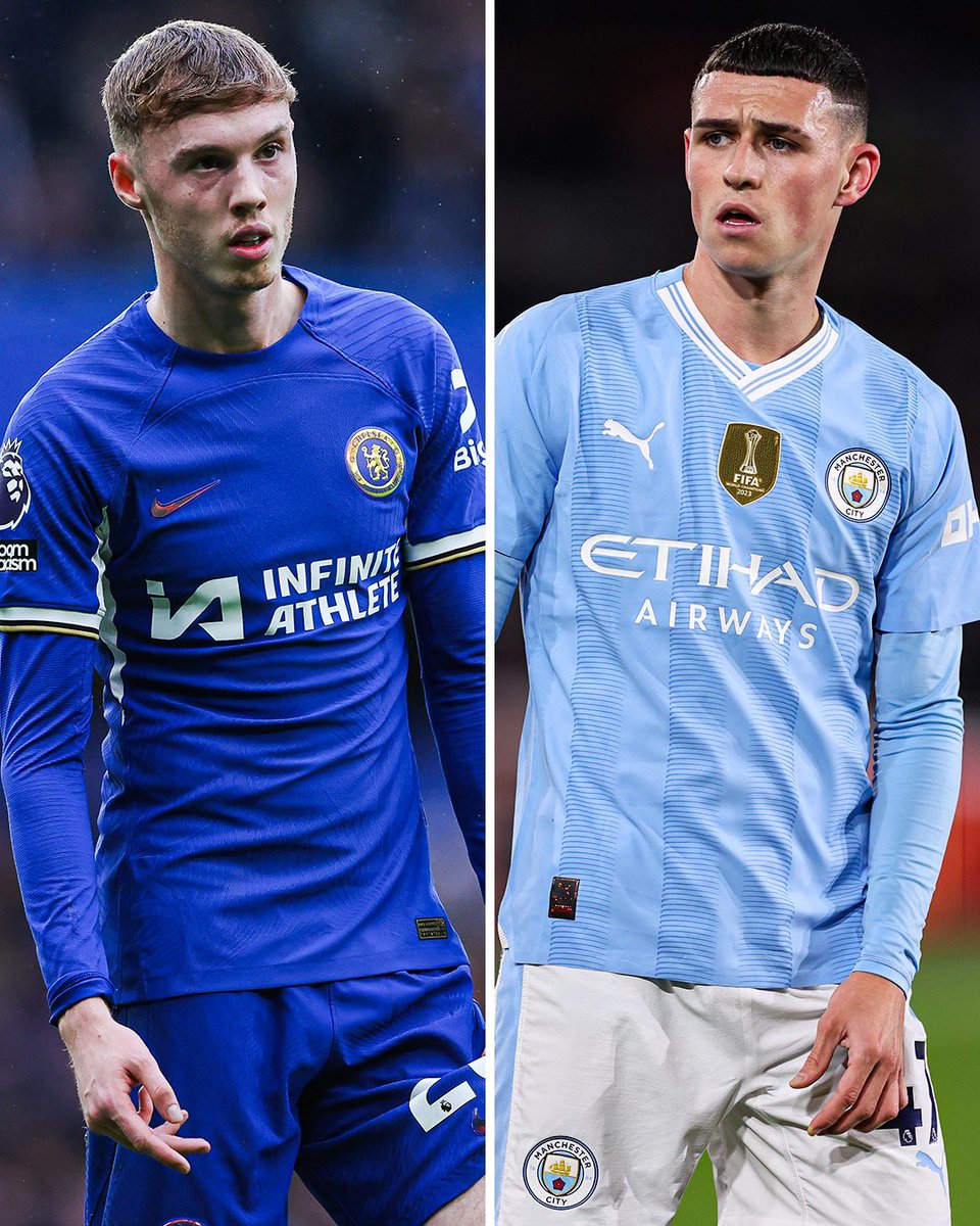 🔵 Cole Palmer in the PL this season:
🏟️ Games - 20
⚽️ Goals - 10 
🎯 Assists - 4

🔵 Phil Foden in the PL this season:
🏟️ Games - 22
⚽️ Goals - 8 
🎯 Assists - 7

Who’s having the better season? 👀